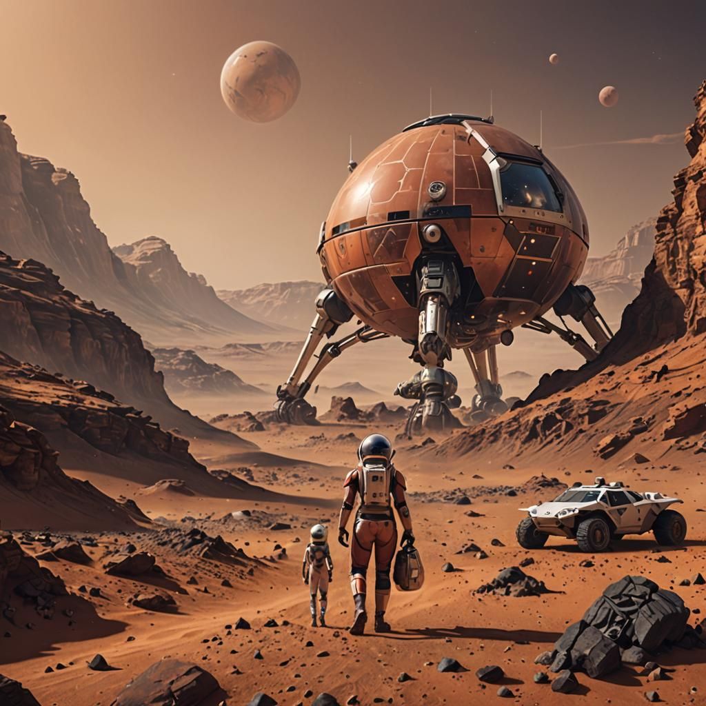 Martian Woman: Renaissance Concept Art