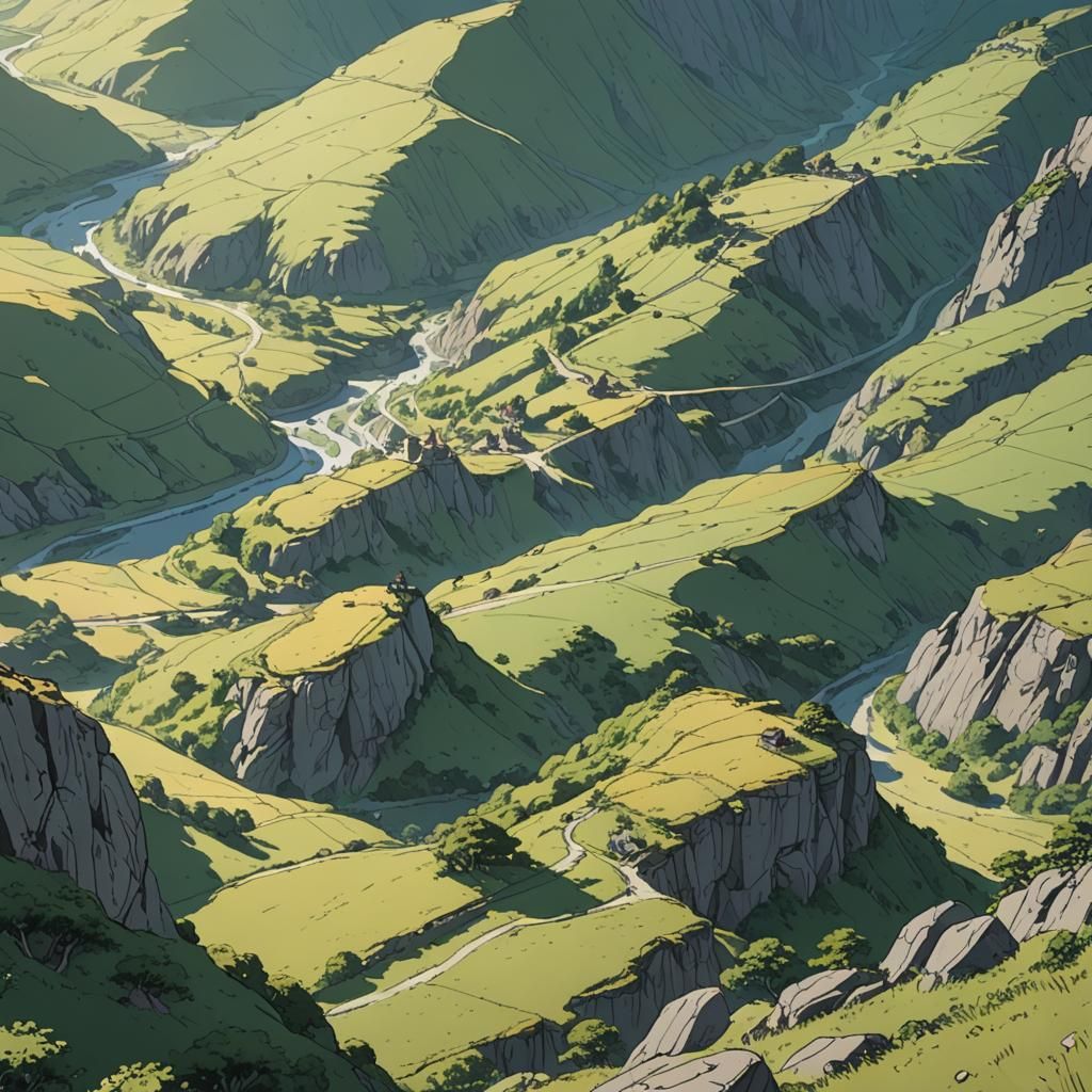 Redwall Style Barren Hills, Anime Key Visual