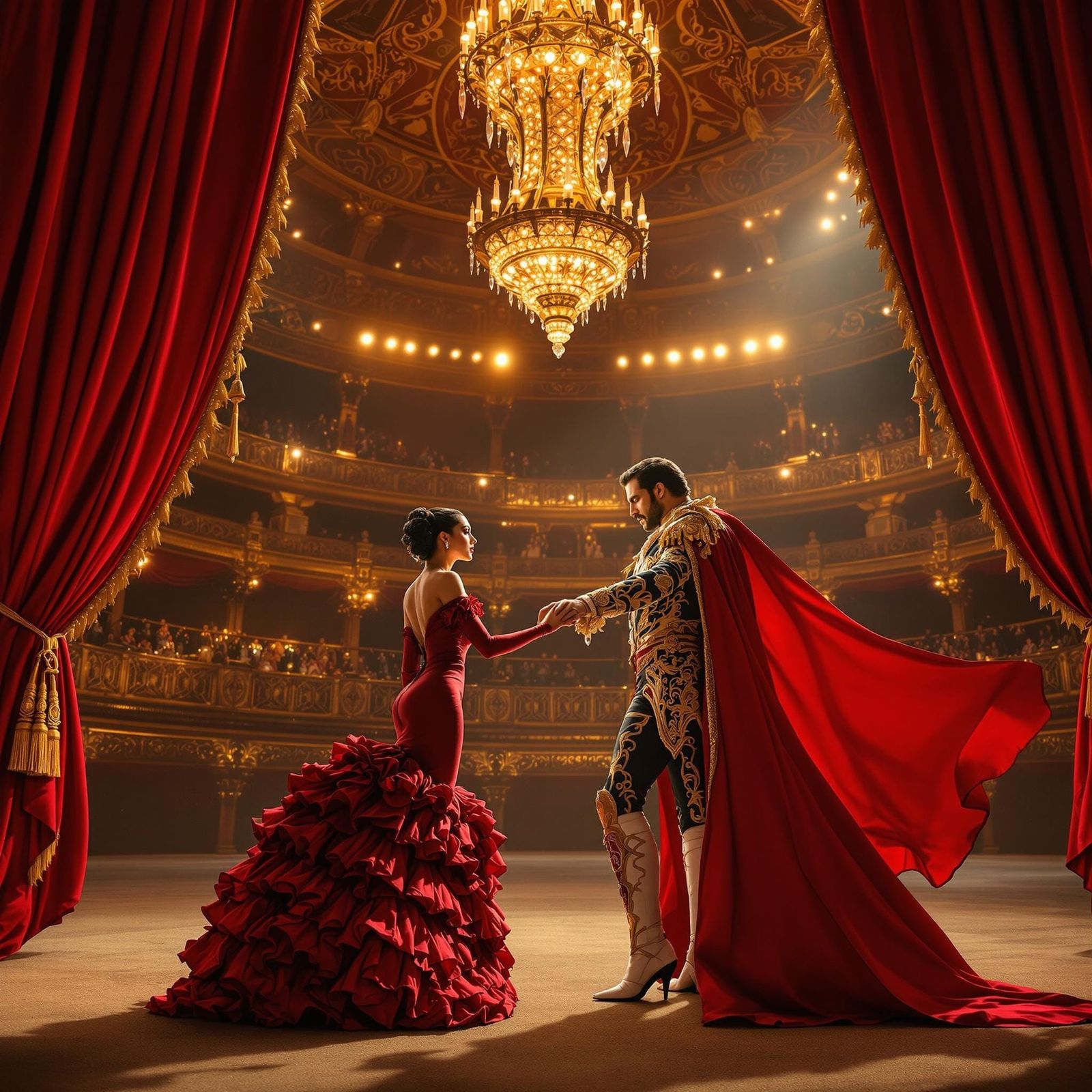 Baroque Opera Star Carmen Performs with Matador in Lavish 8k...