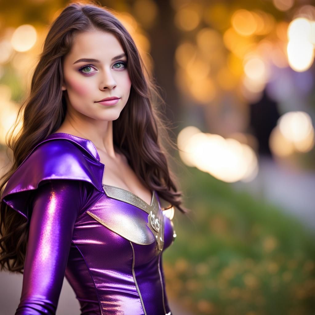 Spanish Teen Superhero Trick-or-Treating