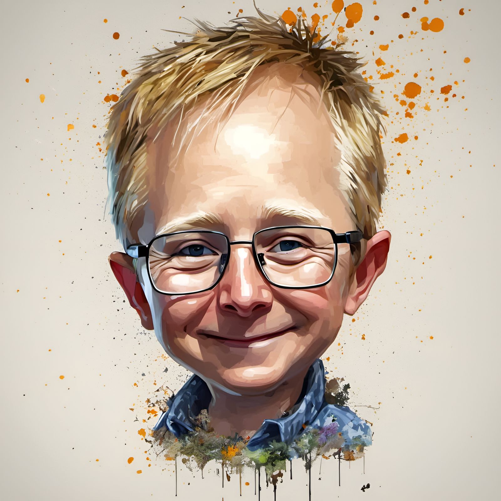 Adorable Chibi Character on Sunny Day