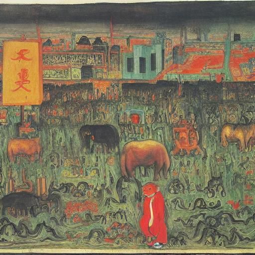 Eeyore's Shanghai Robot Worries: An Artistic Rendering