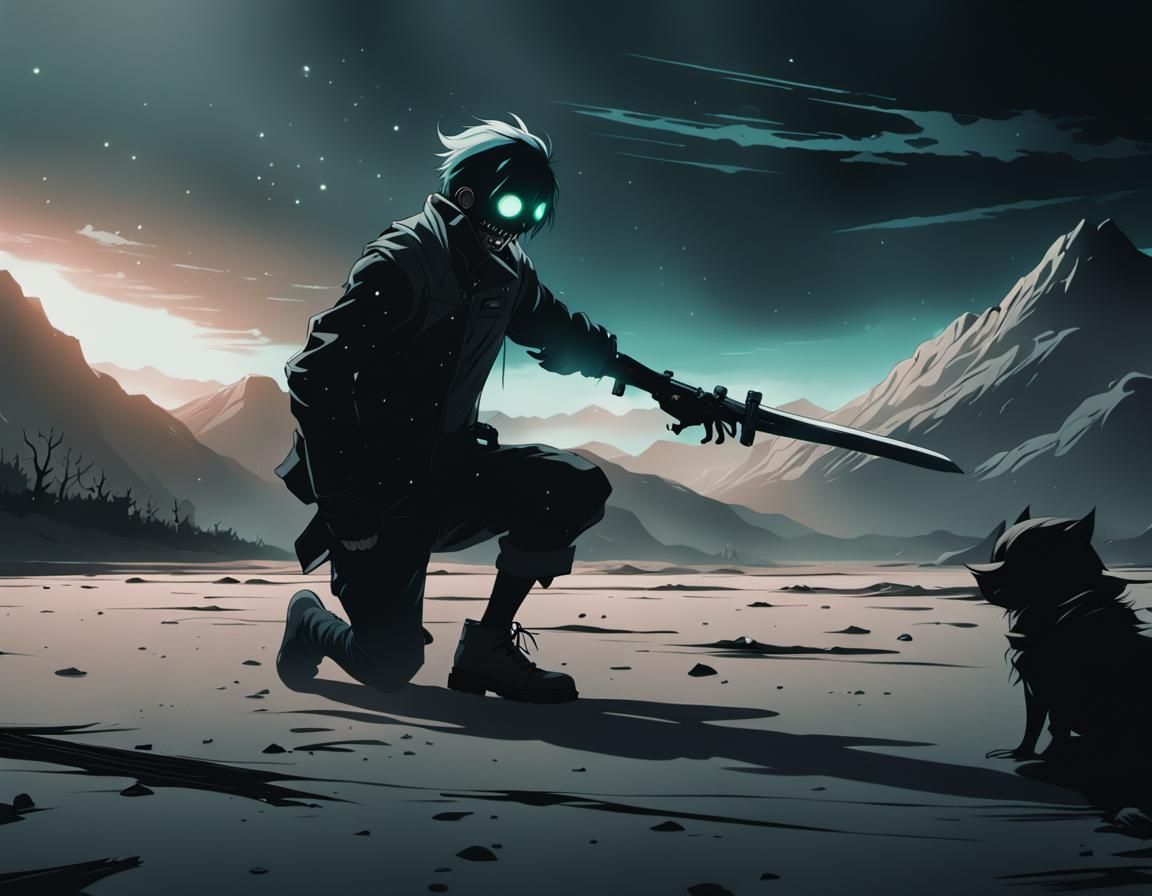 Horror Manga Scan in Anime Style