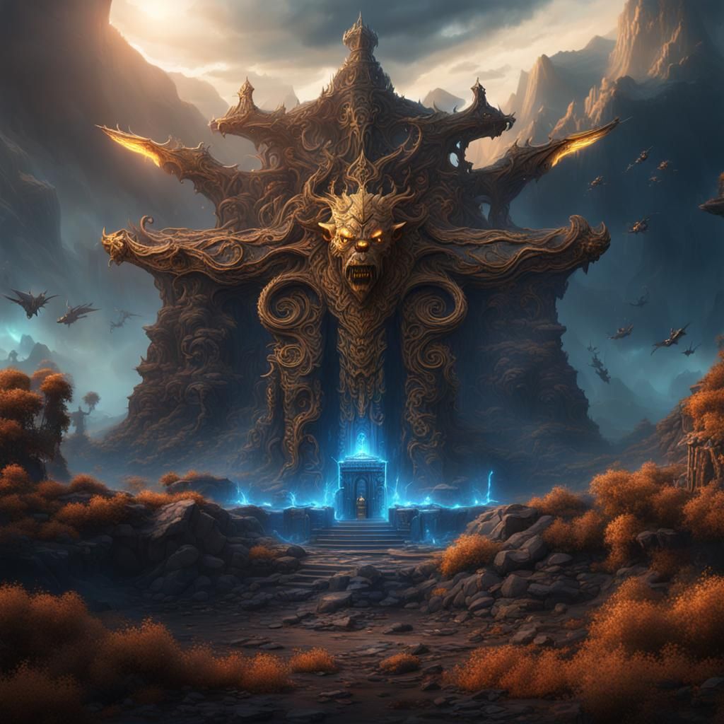 Taranis, God of Thunder: Fantasy Concept Art