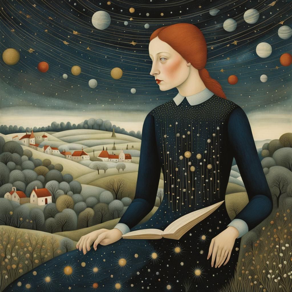 Ethereal Mindscape: Surreal Concept Art in Mixed Media