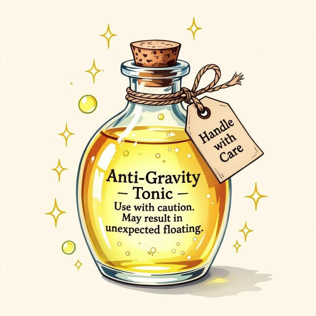 Enchanted Elixir in Whimsical Bottle