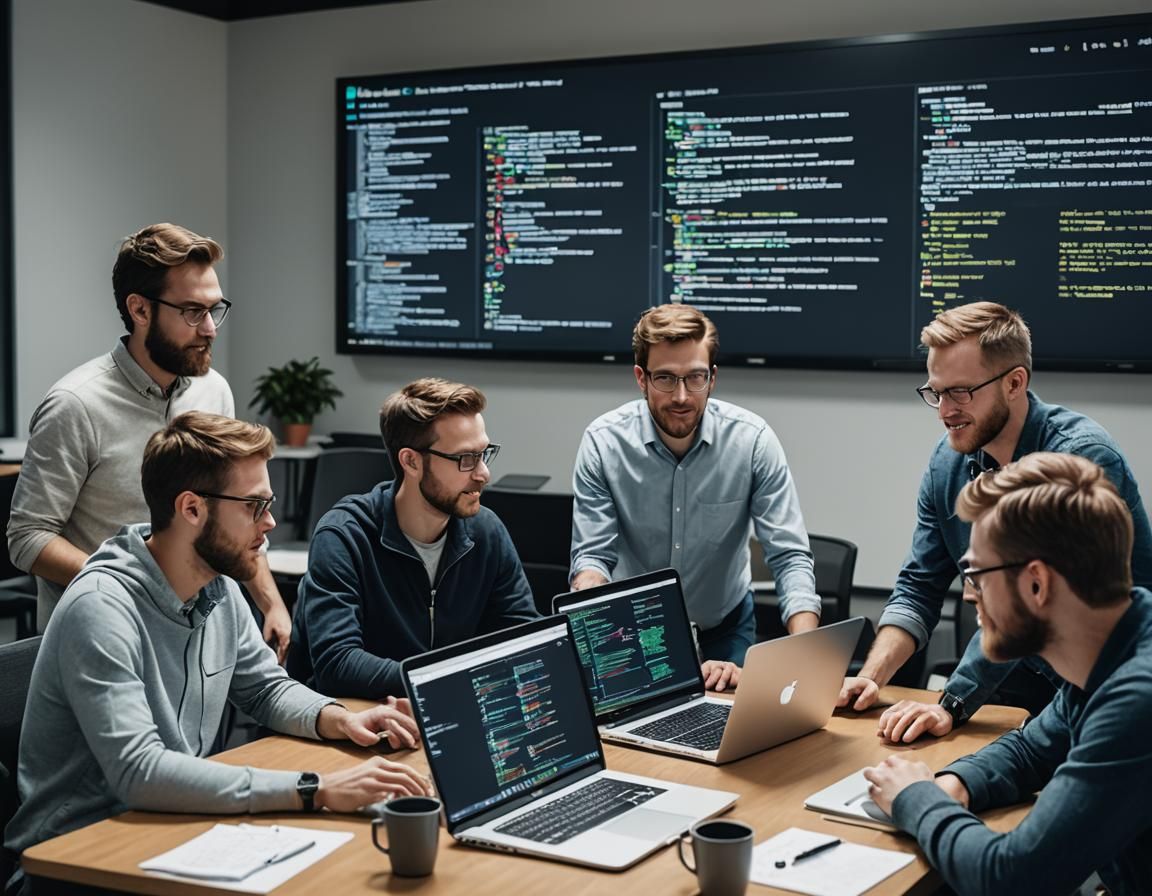 Tech Team Collaboration Optimizing Software Solution