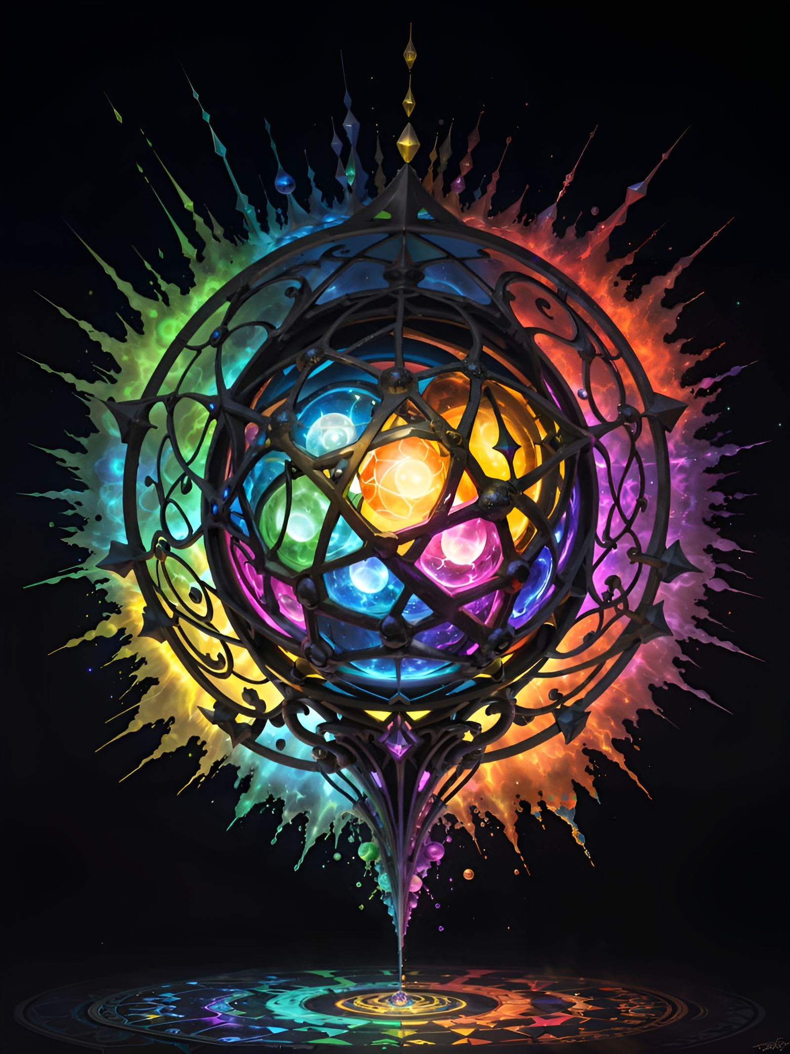 Dungeons and Dragons Prismatic Orb Concept Art