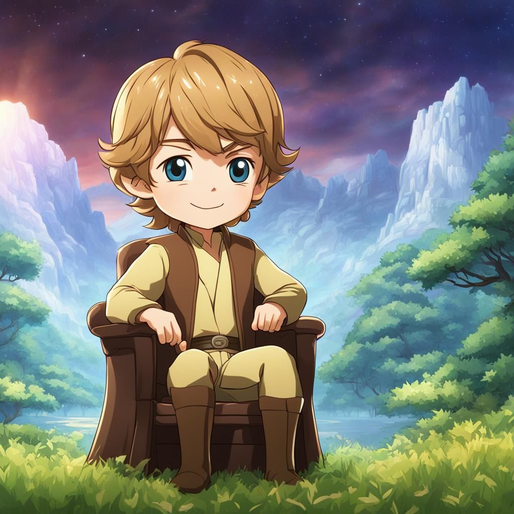 Luke Skywalker on the Portrait Planet