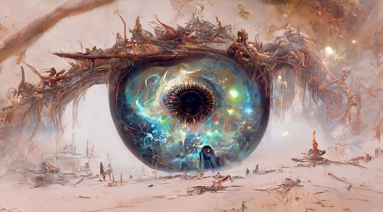 Cosmic Eye of a Mad God: Digital Art