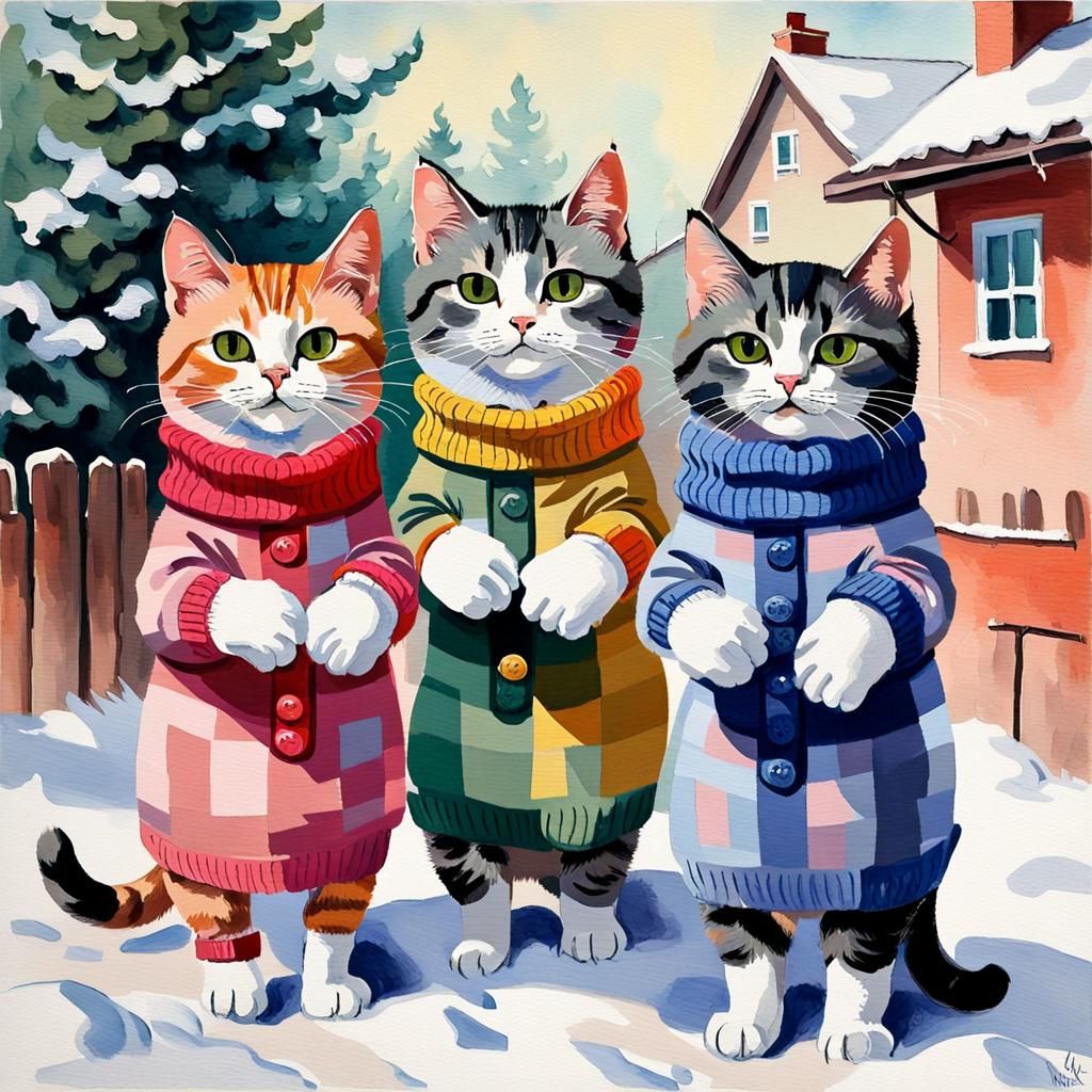 They’ve lost their mittens…