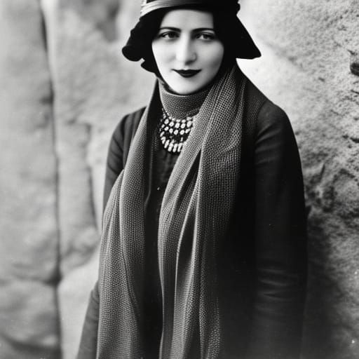 Egyptian Archeological Dig in 1920s Style Photo