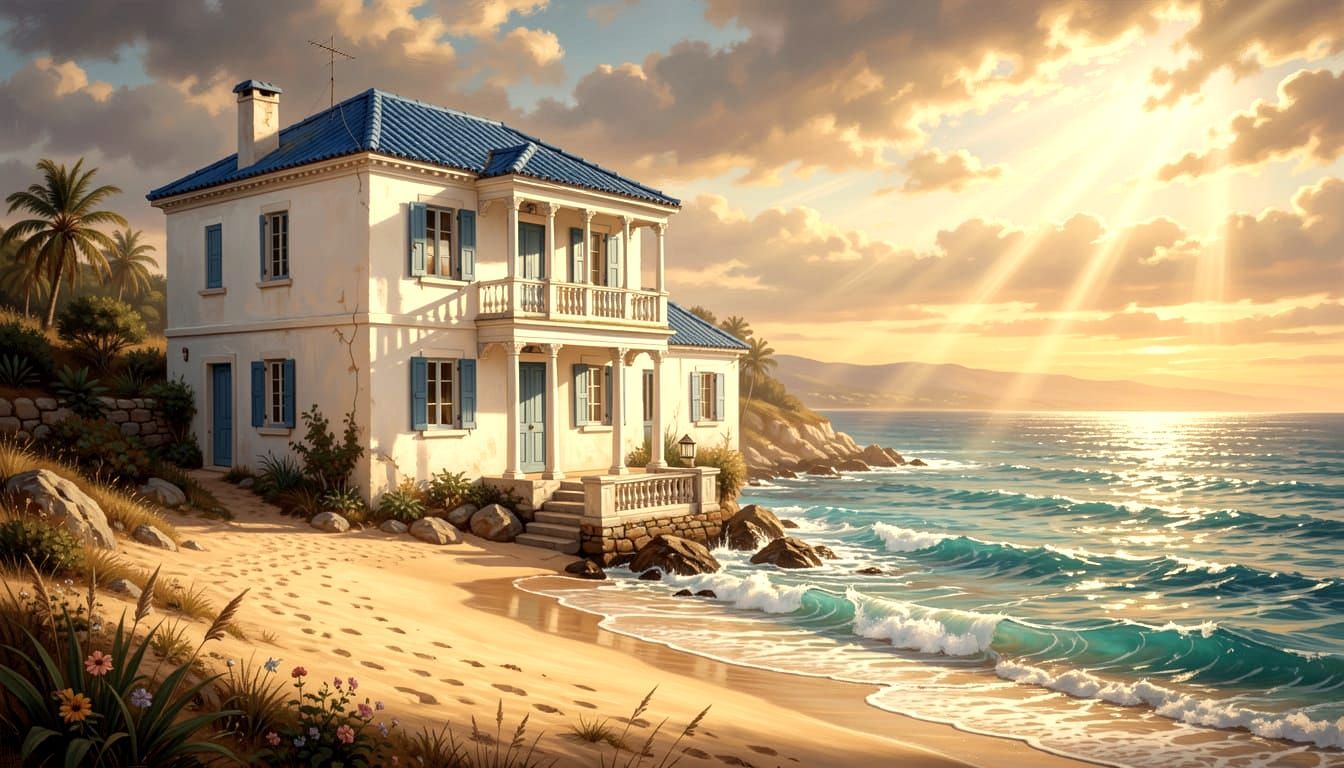 Stunning Greek Villa on a Beautiful Beach