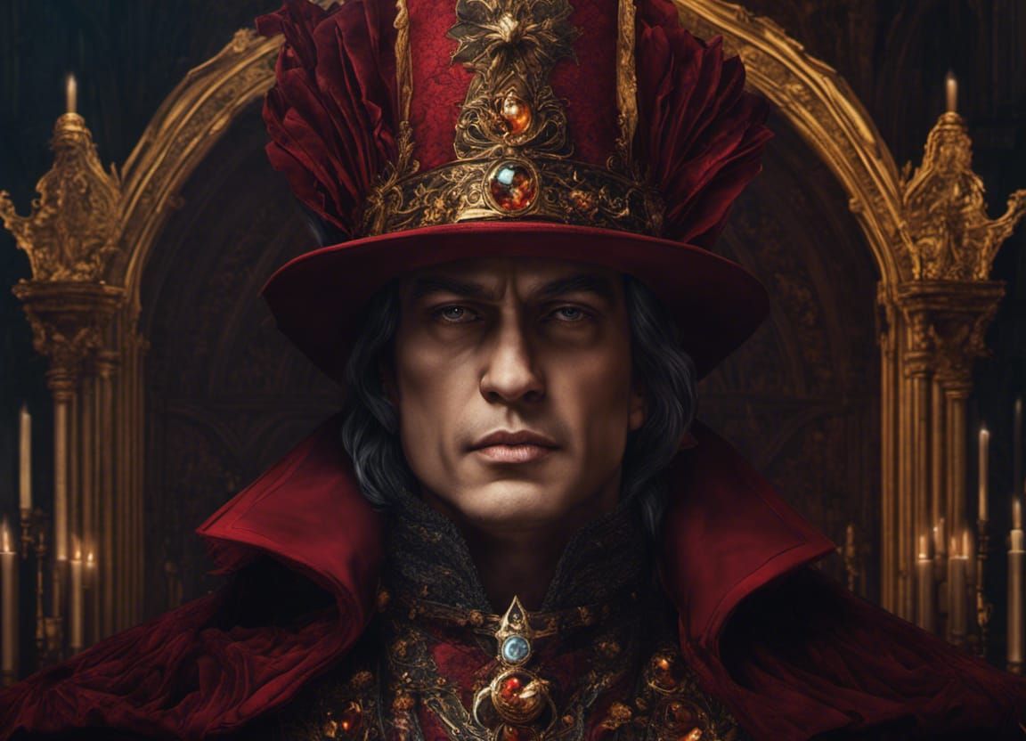 Victorian Gothic Mage King Portrait in Unreal Engine