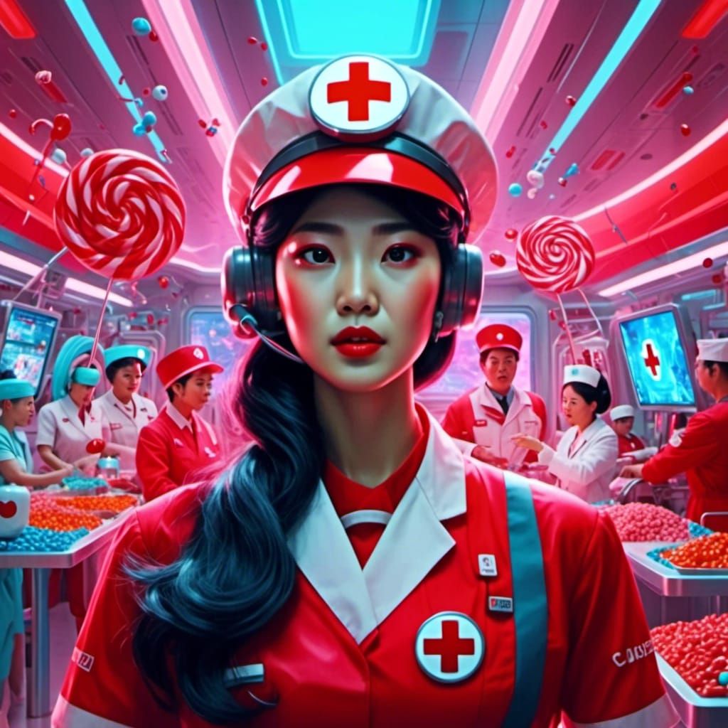 Candy Sci-Fi Korean War Nurse