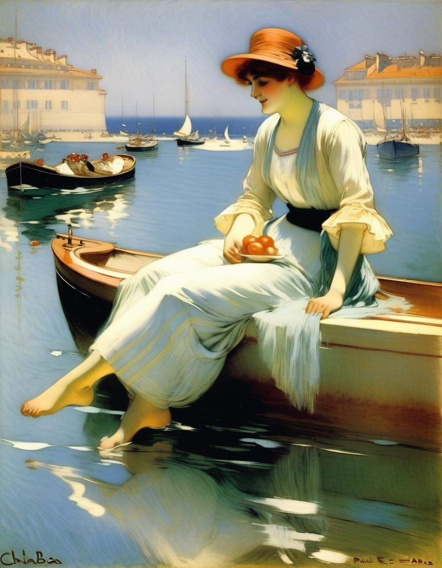 Ethereal Painting in the Style of Chabas