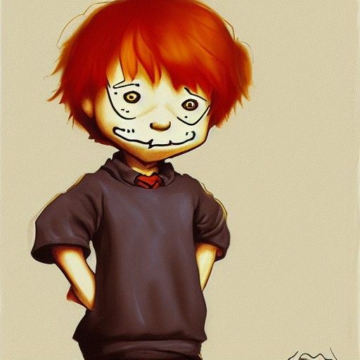 Ron Weasley Watches Rugrats: Sinister Art