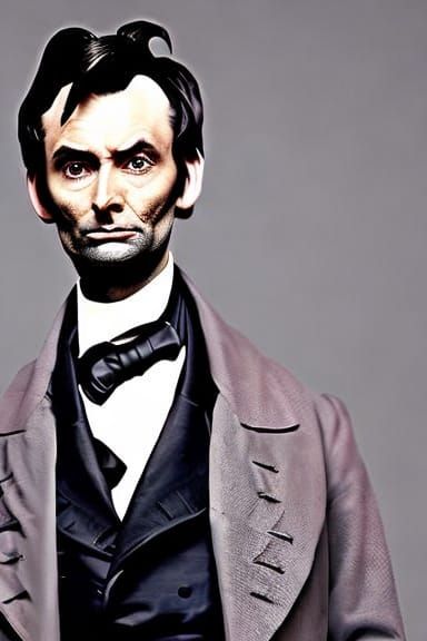 David Tennant as Abraham Lincoln