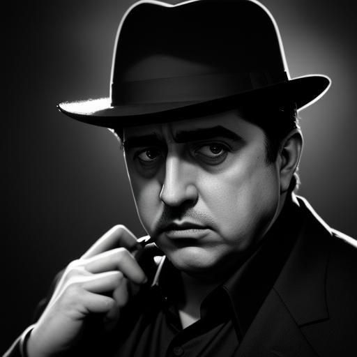 Alfred Molina in Classic Film Noir Style