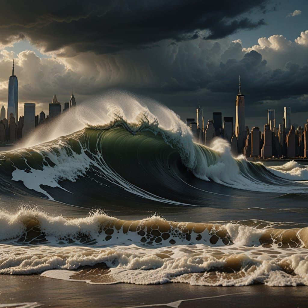 Giant Tidal Wave About to Hit New York City