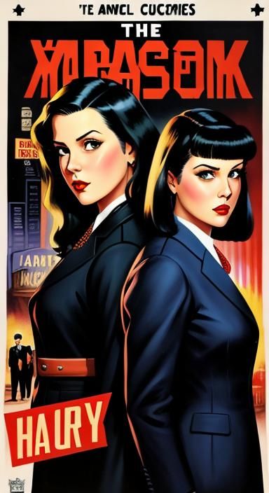 Vintage Pulp Cover Art of Young Detectives