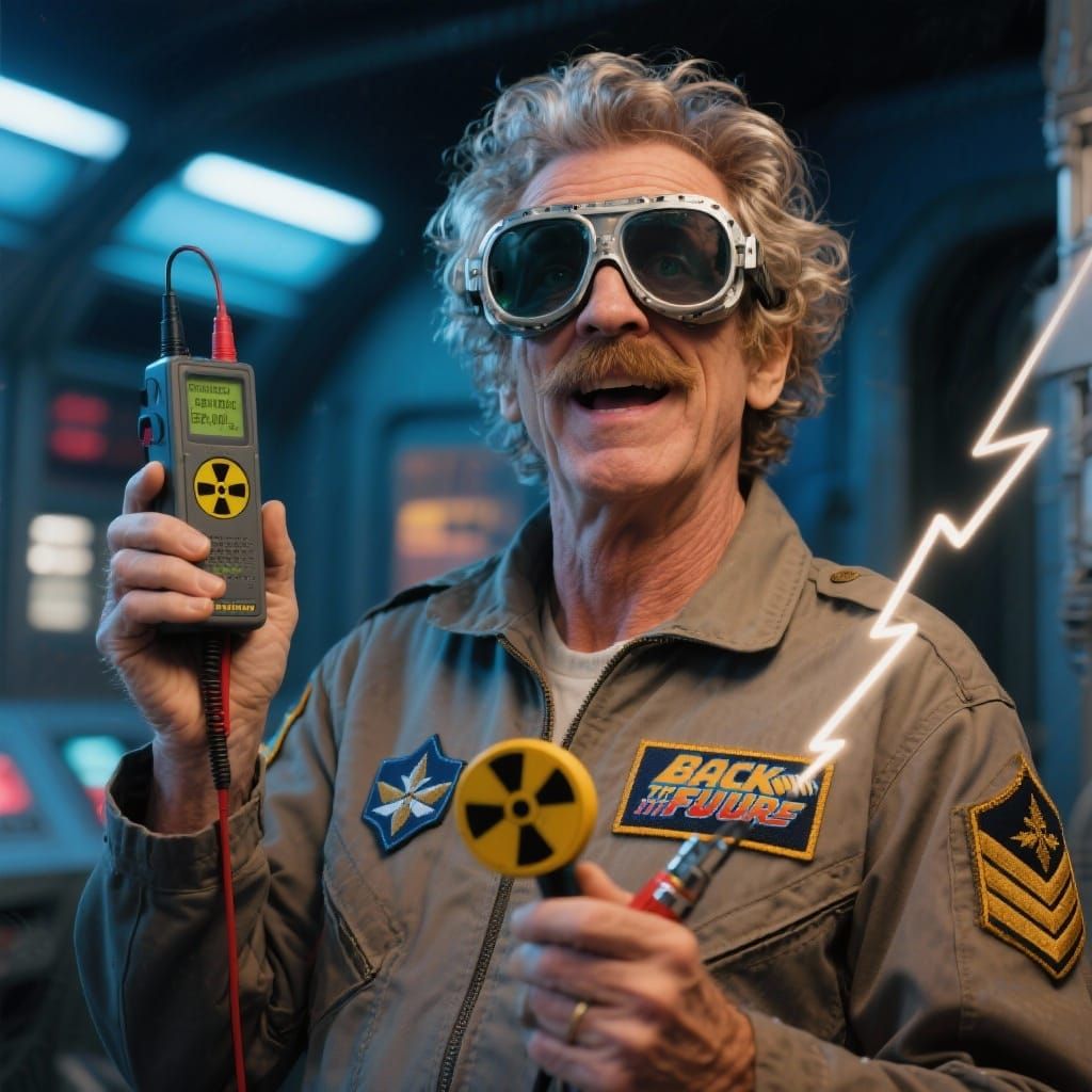 Dr. Emmett Brown as Spaceship Science Officer