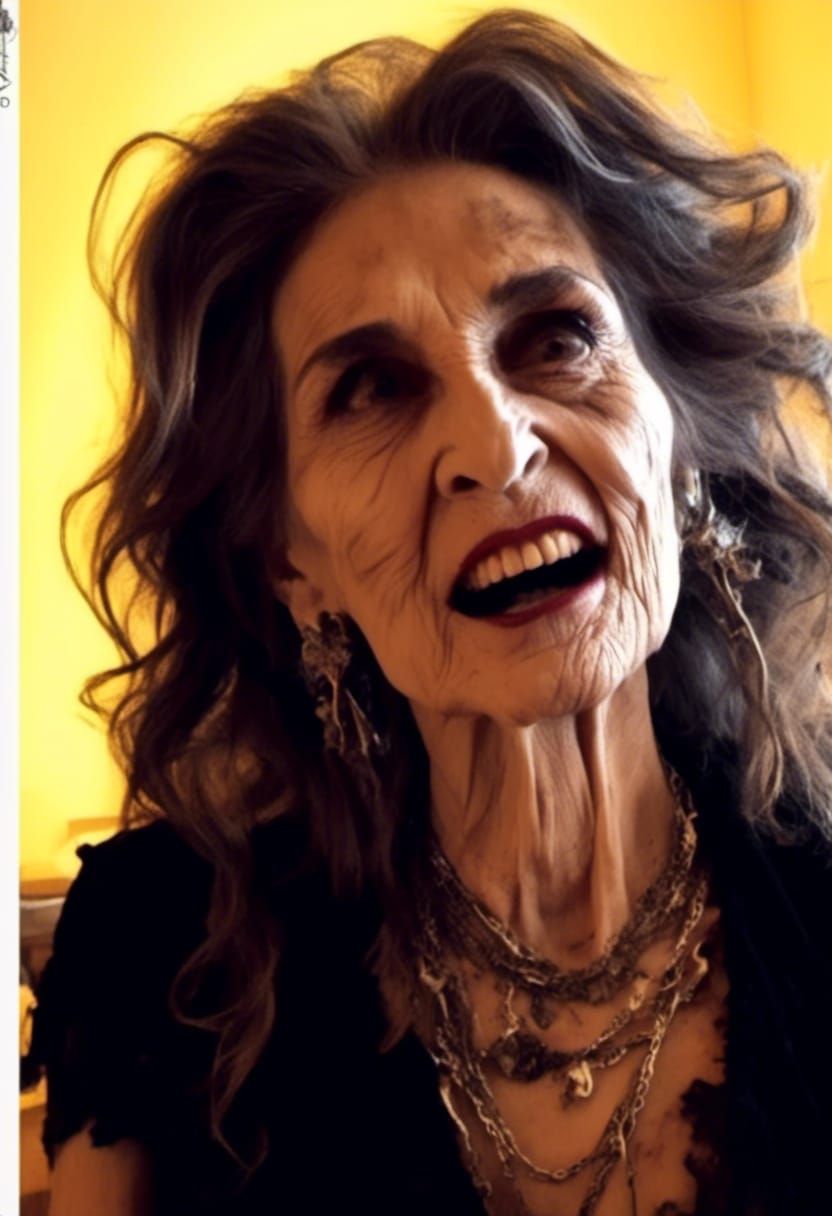 Portrait of an Old Woman with Wrinkles