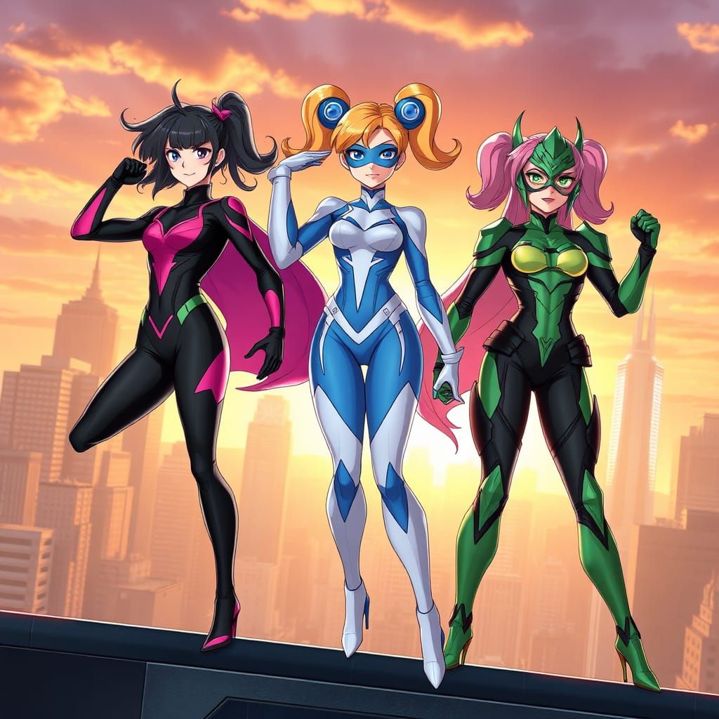 Powerpuff Girls as DC Superhero Metahumans