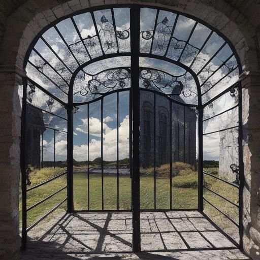 Hyperrealistic Fantasy Landscape in Dreamy Colors