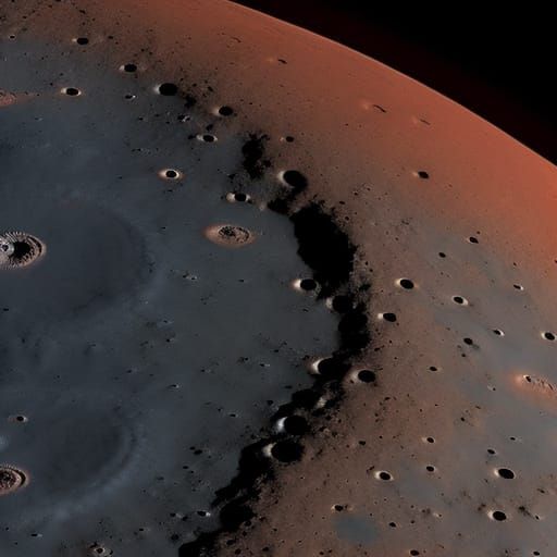 Bear Crater on Mars: A NASA Space Photo