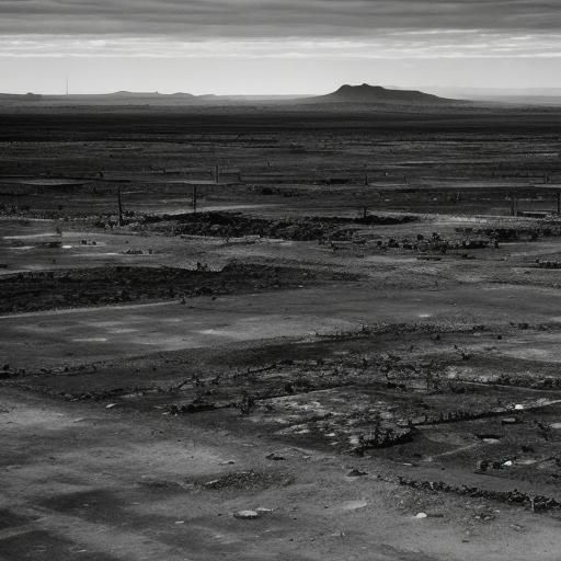 Desolate Wasteland Landscape