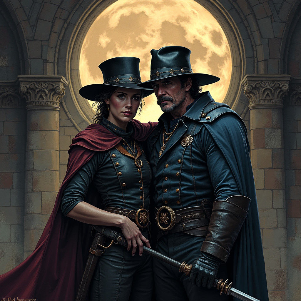 Grimdark Comic Book Art in Modern Style