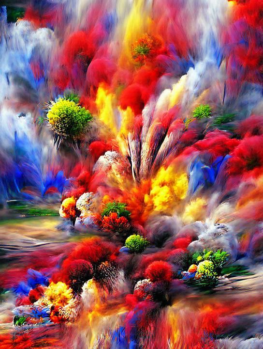Explosion of Intense Colors in High Quality