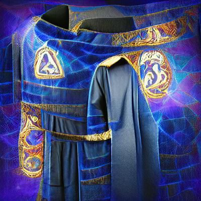 Jeweled Robe Fit for a Seraphic Wizard