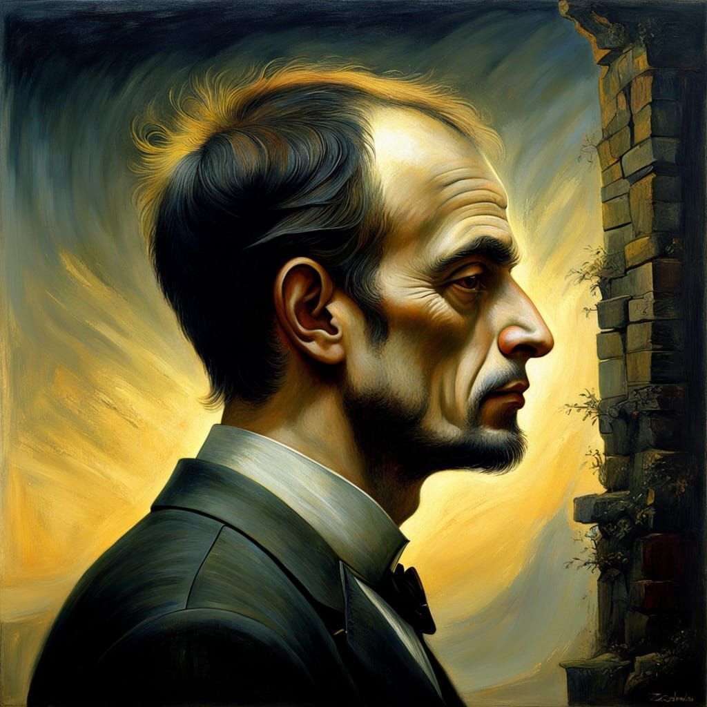 Pensive Man: A Dutch Golden Age Portrait