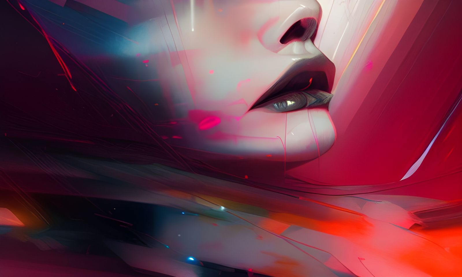 Sinister Digital Art of Regret in Deep Colors