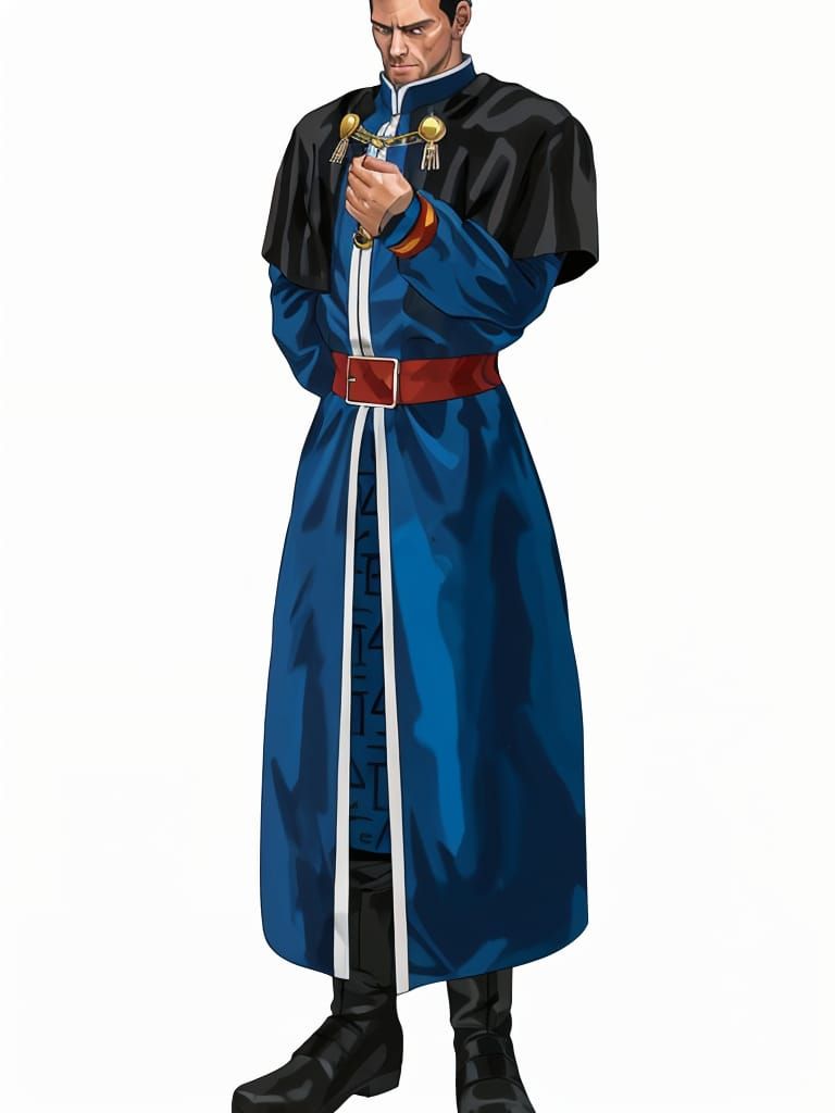 Jeremy Irons as Goenitz in Comic Book Style