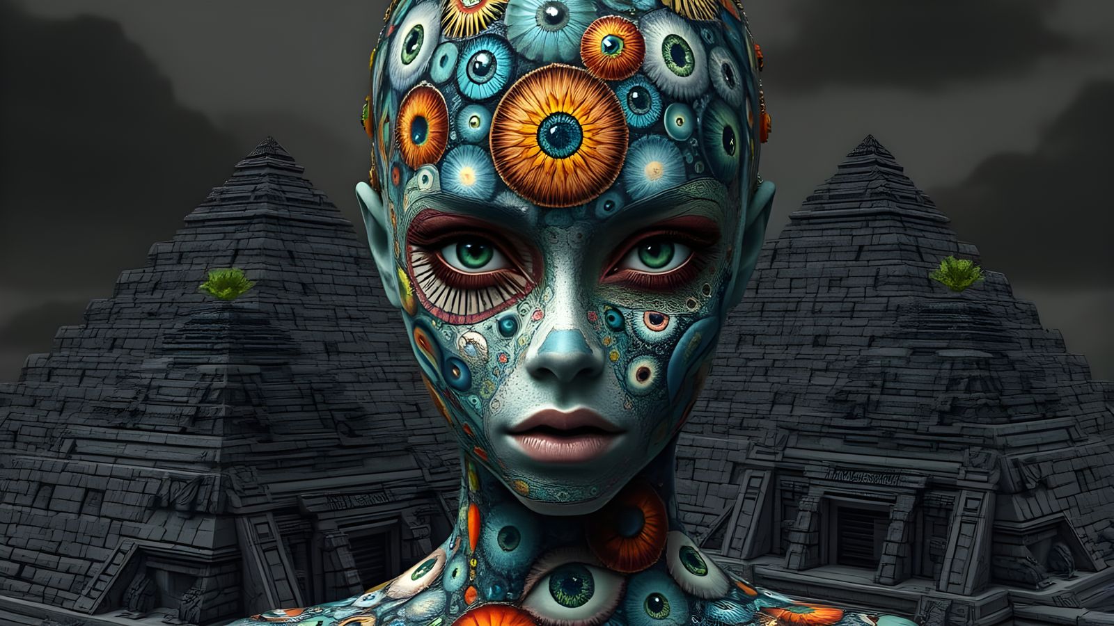 Futuristic Goddess of Whimsy and Wonder