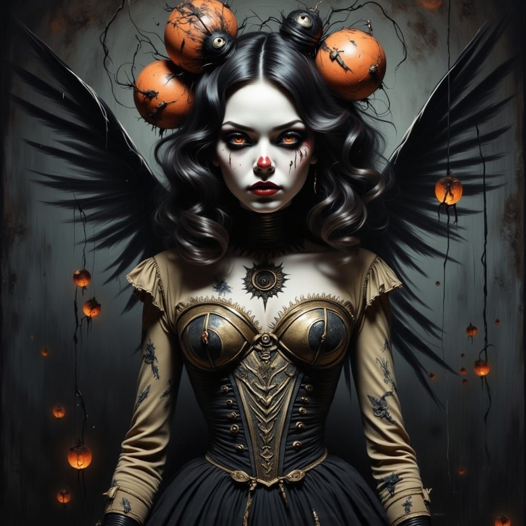 Ethereal Faerie Marionette Dances in Ominous Cel-Shaded Port...