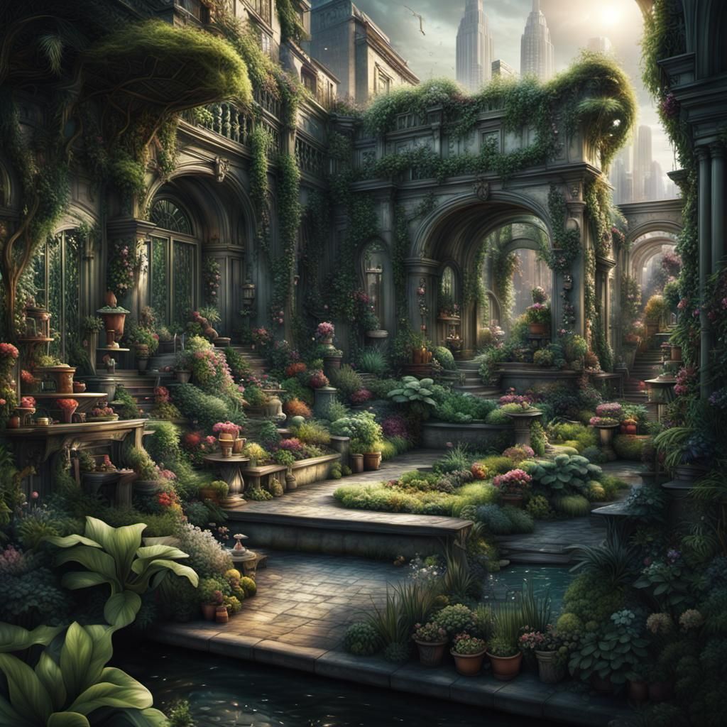Abandoned garden