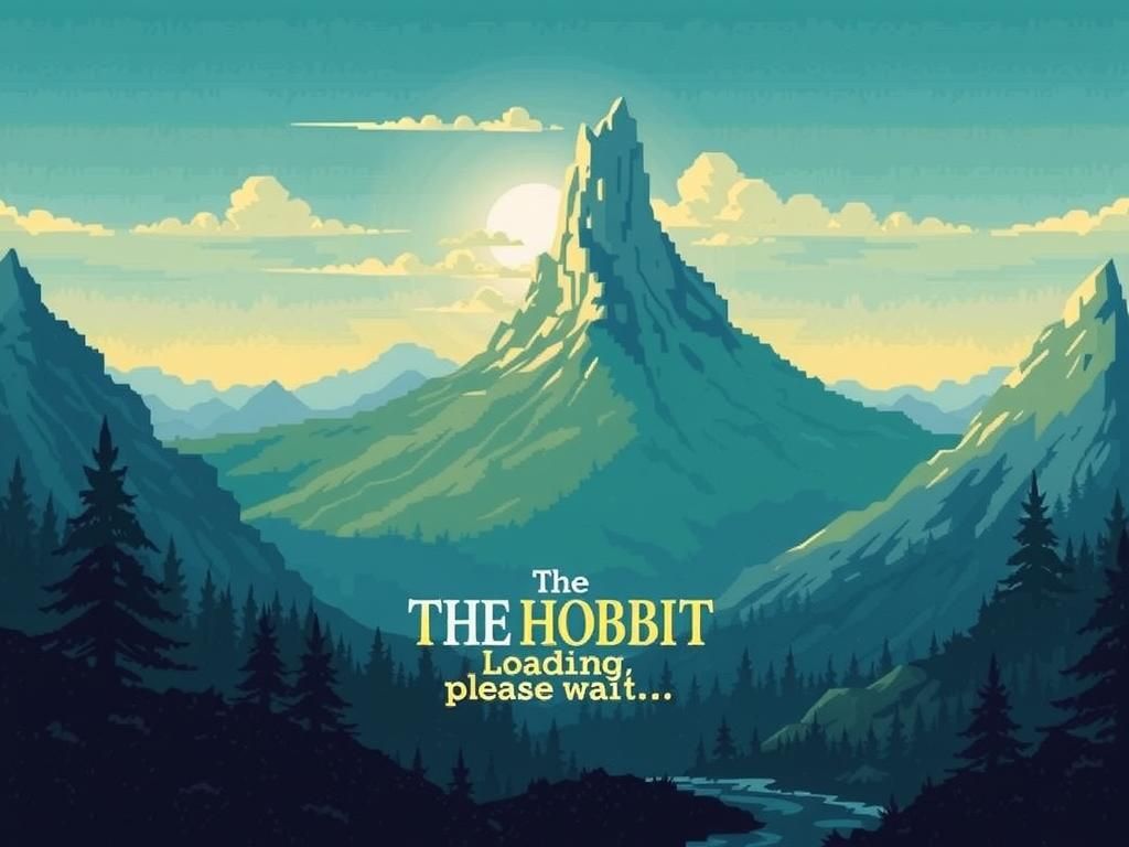 The Hobbit: 8-bit Pixel Art Loading Screen