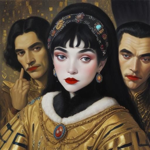 Elegant Vampires of Ancient Times: Art Nouveau Style