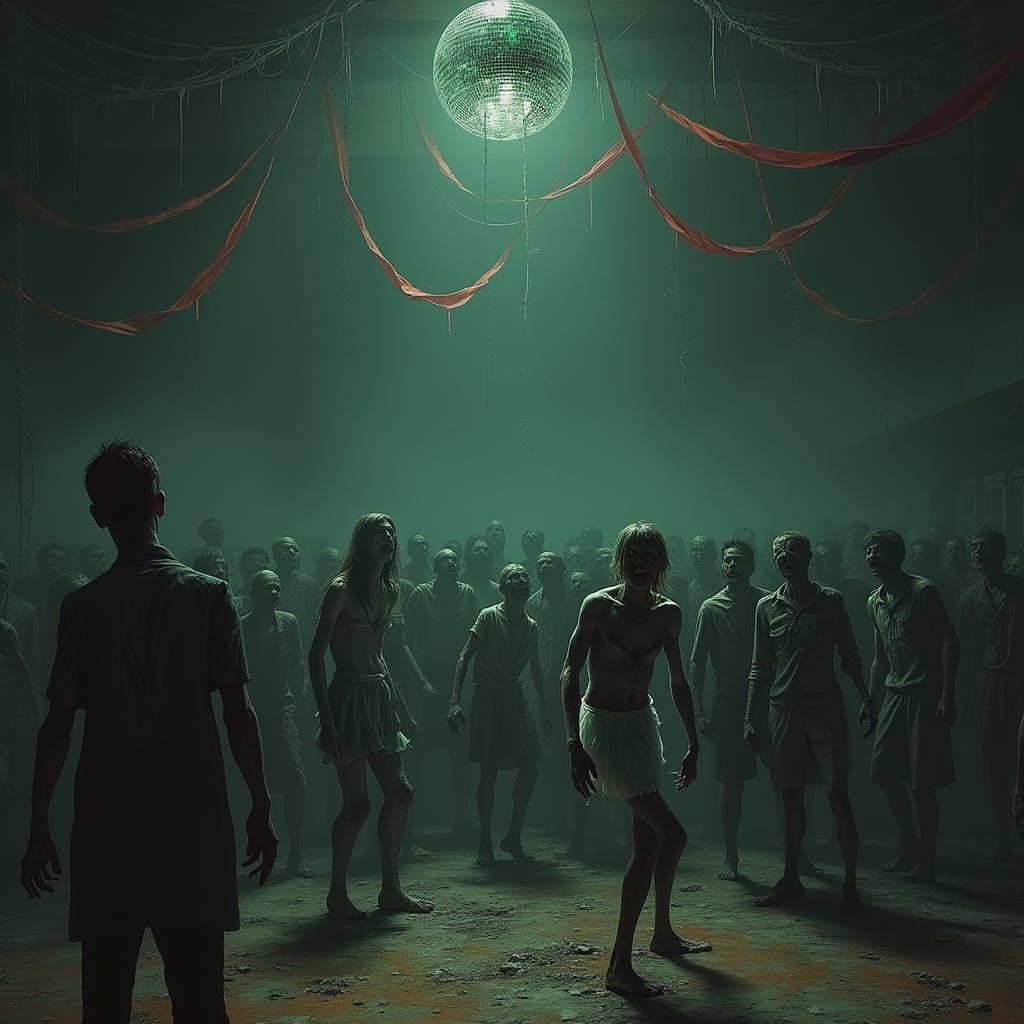 Zombie Prom Night at Derelict High School Gymnasium