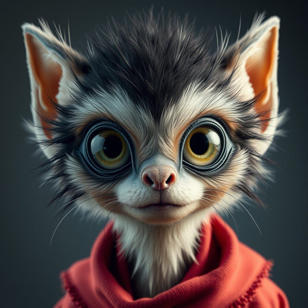 Surreal Furry Alien Creature