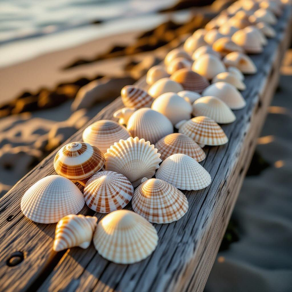 Seashell Arrangement Inspired by Organic Art