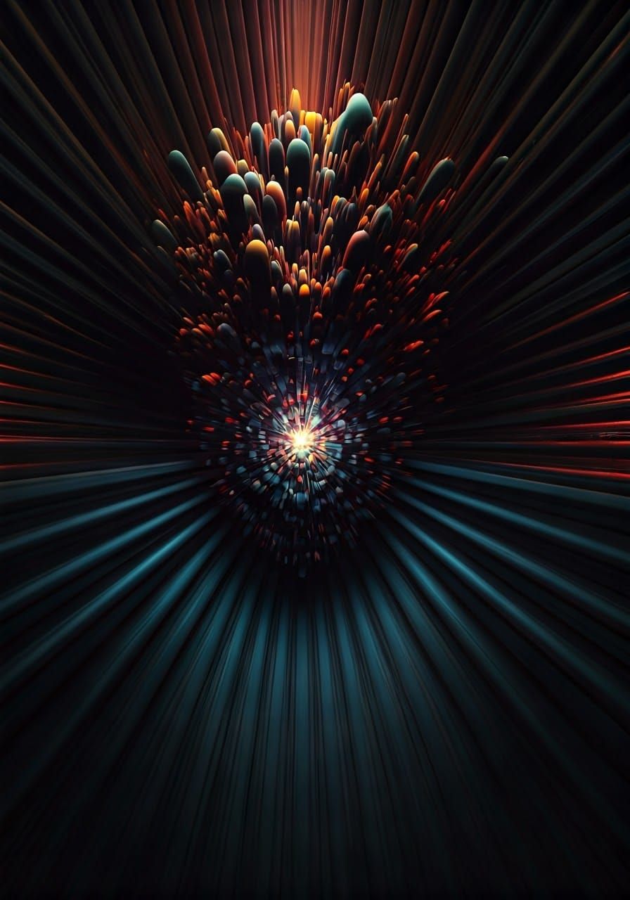 Surreal Cosmic Explosion Unveils Elastic Reality's Hidden Tr...