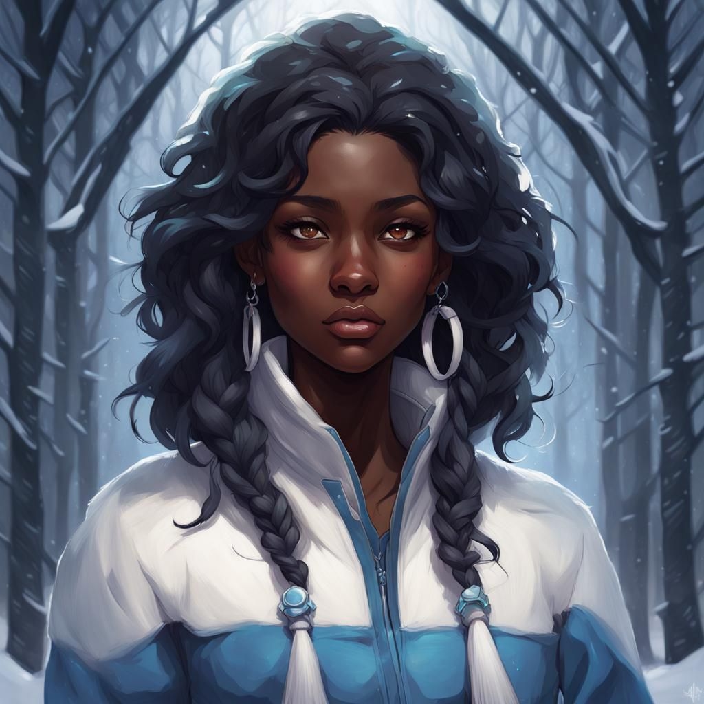 Winter from the Lunar Chronicles: Detailed Portrait