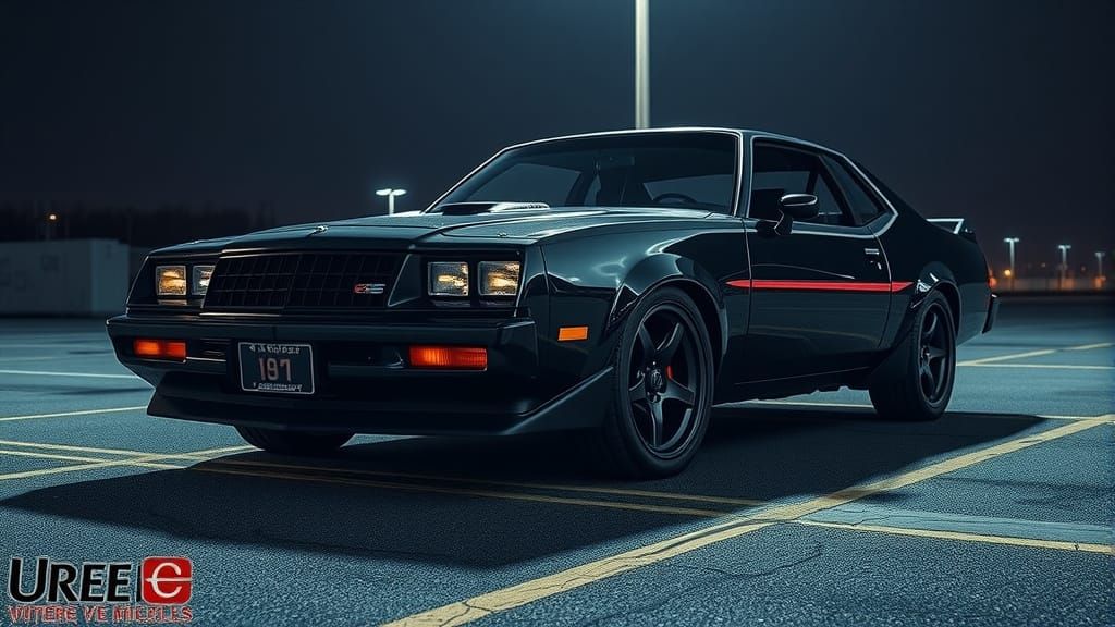 Sleek 1987 Dodge Challenger in Moody HDR