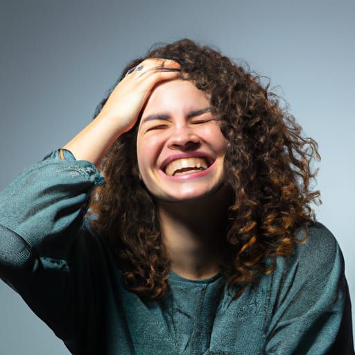 Enthusiastic Woman Elaborates Success Strategy: Hyperrealist...