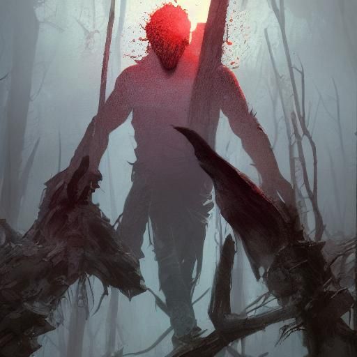 Jason Voorhees: Dark Fantasy Masterpiece in 8k